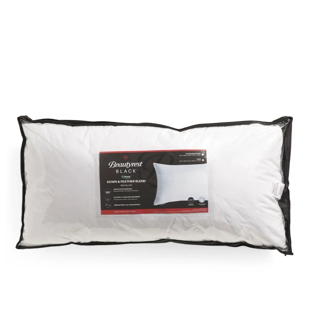 🎉LAST CHANCE🎉2PC BEAUTYREST BLACK Down And Feather Blend‎ Pillows